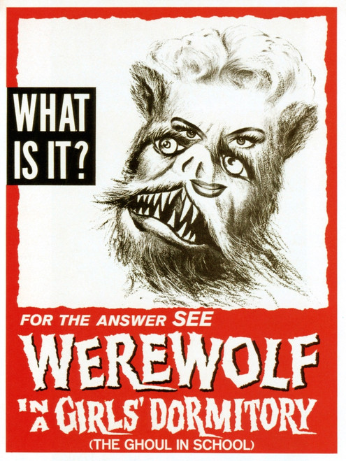 Werewolf In A Girls' Dormitory 1961 Movie Poster Masterprint - Item # VAREVCM4DWEINEC002H