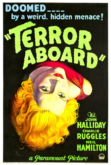 Terror Aboard Shirley Grey 1933. Movie Poster Masterprint - Item # VAREVCMCDTEABEC001H