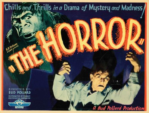 The Horror Lobbycard Leslie King 1932. Movie Poster Masterprint - Item # VAREVCMCDHORREC002H