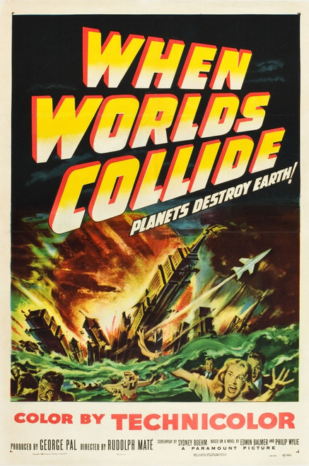 When Worlds Collide Poster Art 1951. Movie Poster Masterprint - Item # VAREVCM2DWHWOEC001H