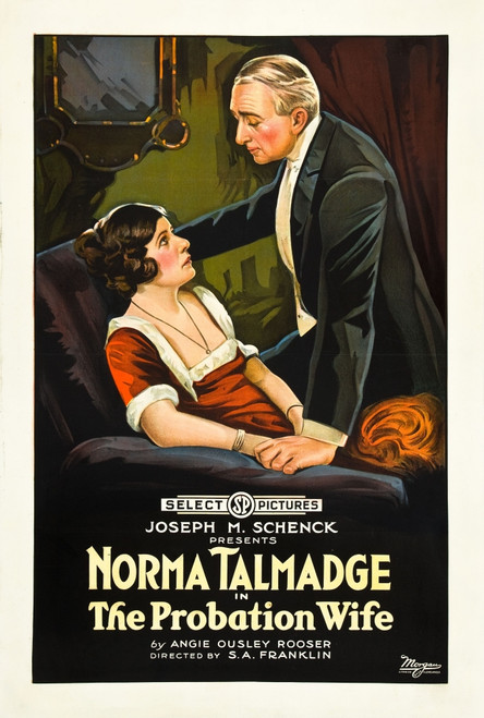 The Probation Wife Left: Norma Talmadge On Poster Art 1919 Movie Poster Masterprint - Item # VAREVCMCDPRWIEC030H