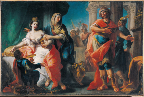 Massinissa Sending The Poison To Sophonisba Poster Print - Item # VAREVCMOND024VJ547H