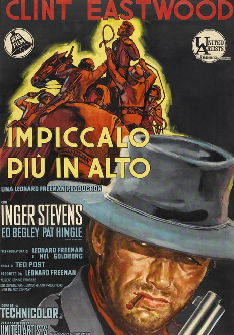 Hang 'Em High Clint Eastwood On Italian Poster Art 1968 Movie Poster Masterprint - Item # VAREVCMCDHAEMEC015H