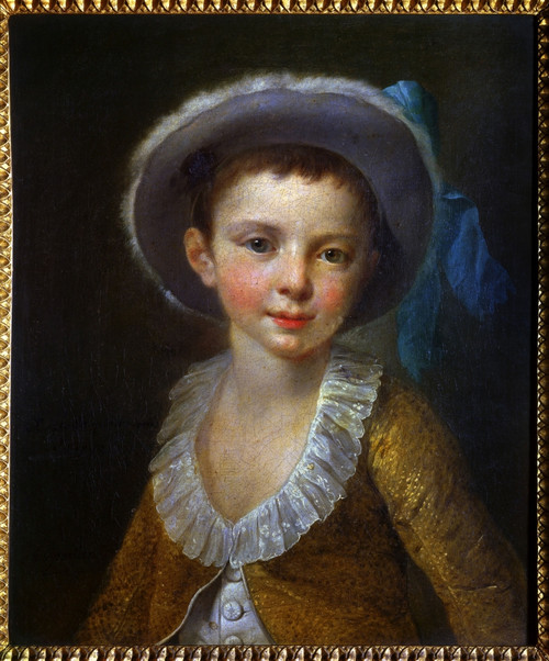 French Art. Portrait Of A Child. Paris Arts Decoratifs. / Art France  Portrait D Un Enfant Au 18.Eme Siecle  Paris . Arts Decoratifs Poster Print - Item # VAREVCCRLA004YF783H