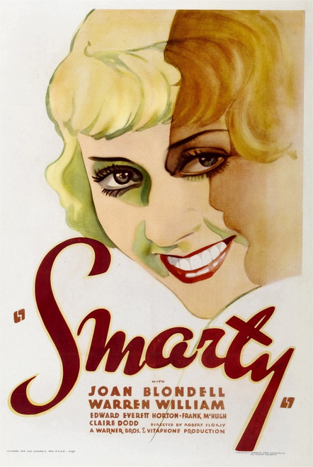 Smarty Joan Blondell 1934. Movie Poster Masterprint - Item # VAREVCMMDSMAREC001H