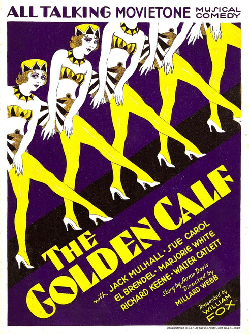 The Golden Calf Window Card 1930 Tm And Copyright ??20Th Century Fox Film Corp. All Rights Reserved./Courtesy Everett Collection Movie Poster Masterprint - Item # VAREVCMCDGOCAFE001H