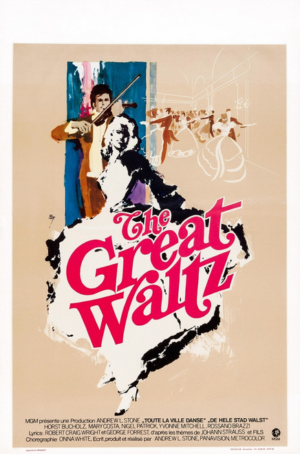 The Great Waltz Belgian Poster Art 1972 Movie Poster Masterprint - Item # VAREVCMCDGRWAEC039H