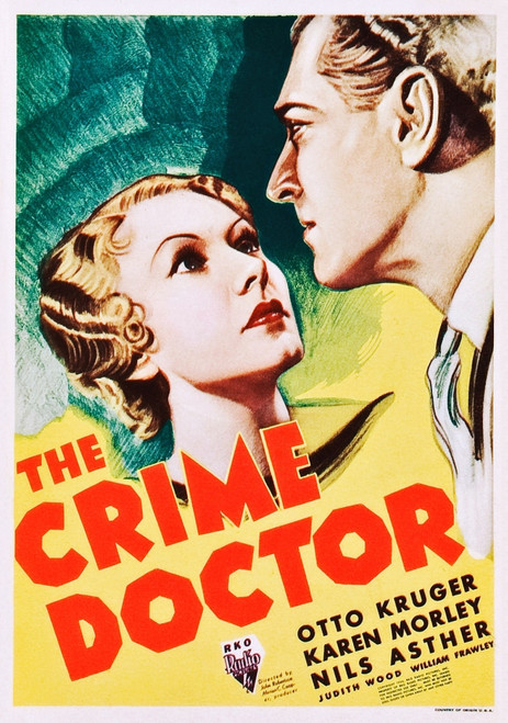 The Crime Doctor From Left: Karen Morley Otto Kruger On Midget Window Card 1934. Movie Poster Masterprint - Item # VAREVCMCDCRDOEC002H