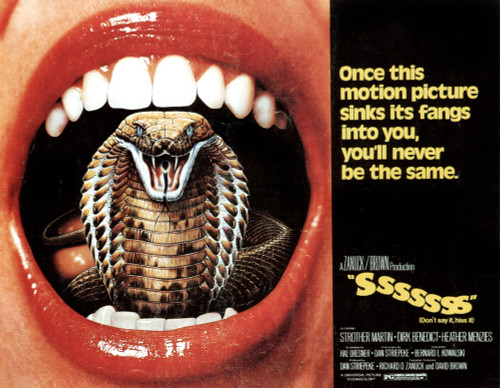 Sssssss Ad Art 1973 Movie Poster Masterprint - Item # VAREVCM4DSSSSEC001H