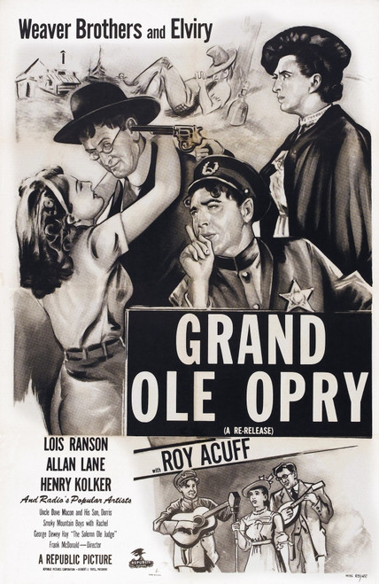 Grand Ole Opry Us Poster Art Second Left: Leon Weaver; Right: June Weaver 1940 Movie Poster Masterprint - Item # VAREVCMCDGROLEC001H