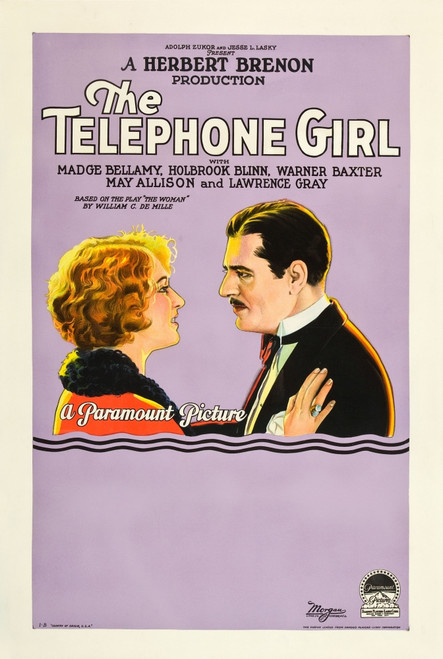 The Telephone Girl L-R: Madge Bellamy Holbrook Blinn On Poster Art 1927 Movie Poster Masterprint - Item # VAREVCMCDTEGIEC008H