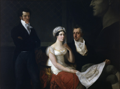 Portrait Of The Cicognara Family With The Giant Bust Of Antonio Canova Poster Print - Item # VAREVCMOND076VJ576H