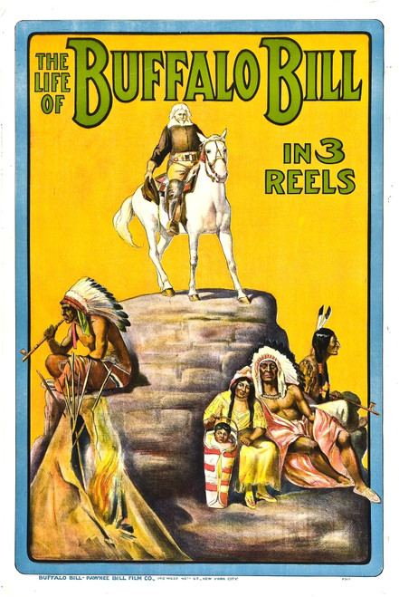The Life Of Buffalo Bill Early Documentary Of The Legendary Westerner 1912 Movie Poster Masterprint - Item # VAREVCMSDLIOFEC002H