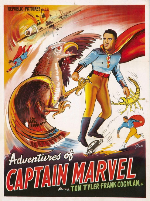 The Adventures Of Captain Marvel Right: Tom Tyler 1940 Movie Poster Masterprint - Item # VAREVCMCDADOFEC133H