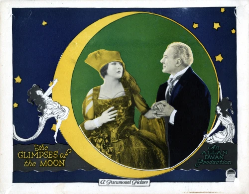 Glimpses Of The Moon From Left Nita Naldi Maurice Costello 1923 Movie Poster Masterprint - Item # VAREVCMCDGLOFEC002H