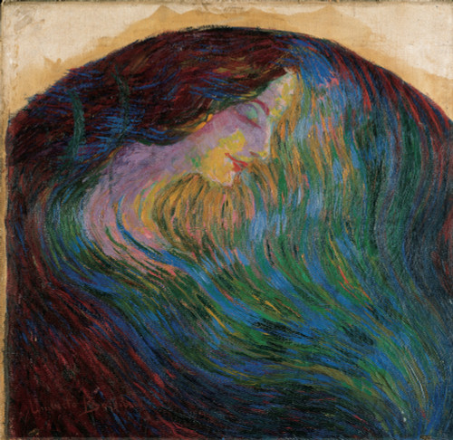Boccioni Umberto Woman'S Head 1909 - 1910 20Th Century Oil On Canvas Italy Lombardy Milan Private Collection Everett CollectionMondadori Portfolio Poster Print - Item # VAREVCMOND035VJ336H