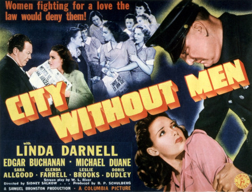 City Without Men Linda Darnell 1943 Movie Poster Masterprint - Item # VAREVCMSDCIWIEC001H