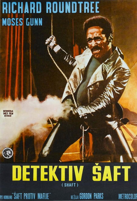 Shaft Richard Roundtree On International Poster Art 1971. Movie Poster Masterprint - Item # VAREVCMCDSHAFEC014H