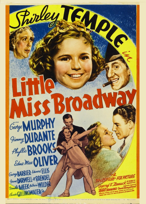 Little Miss Broadway Movie Poster Masterprint - Item # VAREVCMCDLIMIFE033H