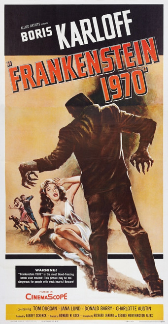 Frankenstein 1970 Us Poster Art 1958 Movie Poster Masterprint - Item # VAREVCMCDFRNIEC153H