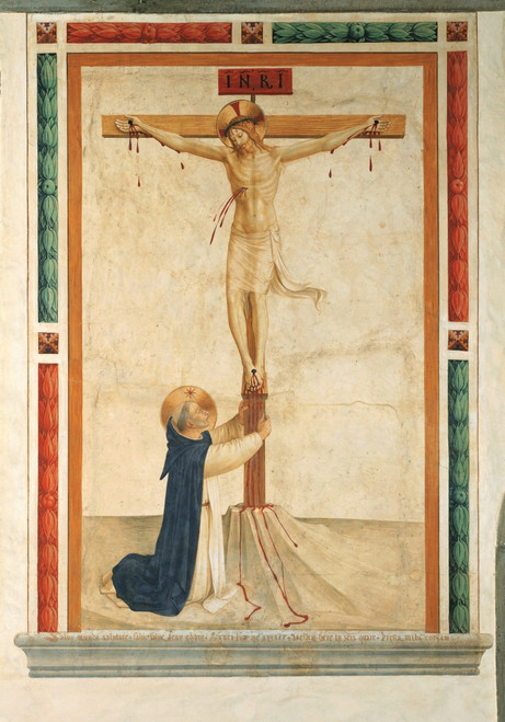 Crucifixion With St Dominic Poster Print - Item # VAREVCMOND029VJ370H