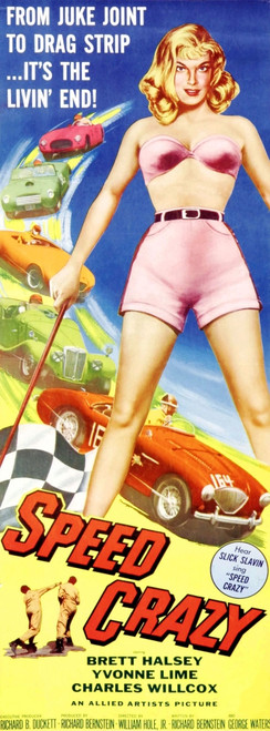 Speed Crazy Yvonne Lime 1959. Movie Poster Masterprint - Item # VAREVCMMDSPCREC001H