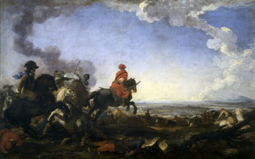 Cavalry Battle Between Turks And Christians Poster Print - Item # VAREVCMOND076VJ047H