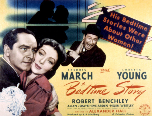 Bedtime Story Fredric March Loretta Young Robert Benchley 1941 Movie Poster Masterprint - Item # VAREVCMSDBESTEC017H