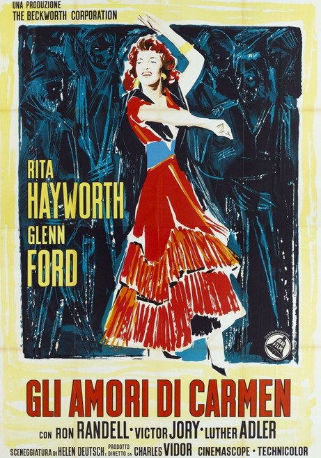 The Loves Of Carmen Rita Hayworth On Italian 1960 Rerelease Poster Art 1948 Movie Poster Masterprint - Item # VAREVCMCDLOOFEC427H