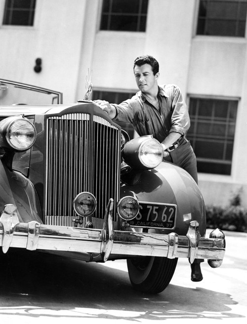 Robert Taylor And His Packard 1930S. Photo Print - Item # VAREVCPBDROTAEC018H