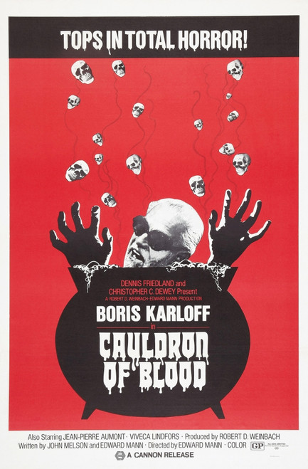 Cauldron Of Blood Boris Karloff On Us Poster Art 1970 Movie Poster Masterprint - Item # VAREVCMCDCAOFEC090H
