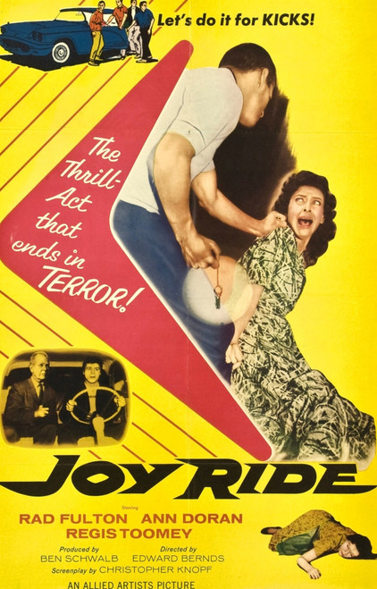 Joy Ride Poster Art 1958. Movie Poster Masterprint - Item # VAREVCMMDJORIEC001H