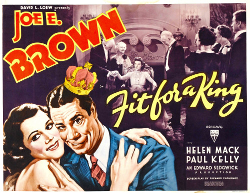 Fit For A King Bottom From Left: Helen Mack Joe E. Brown Top Right: Helen Mack Harry Davenport 1937 Movie Poster Masterprint - Item # VAREVCMCDFIFOEC005H