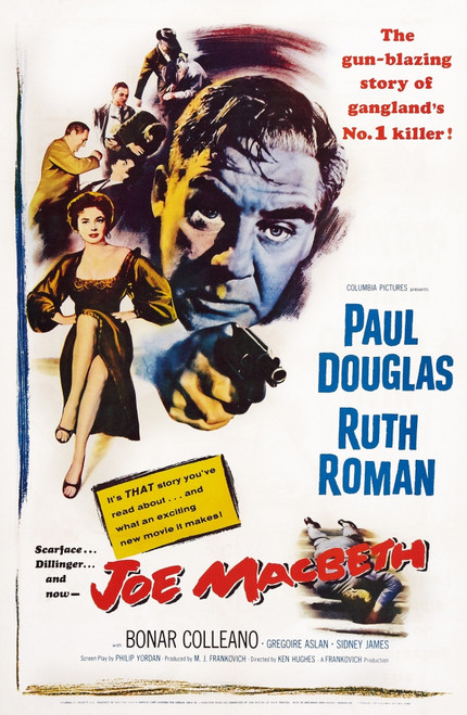 Joe Macbeth Us Poster Art From Left: Ruth Roman Paul Douglas 1955 Movie Poster Masterprint - Item # VAREVCMCDJOMAEC015H