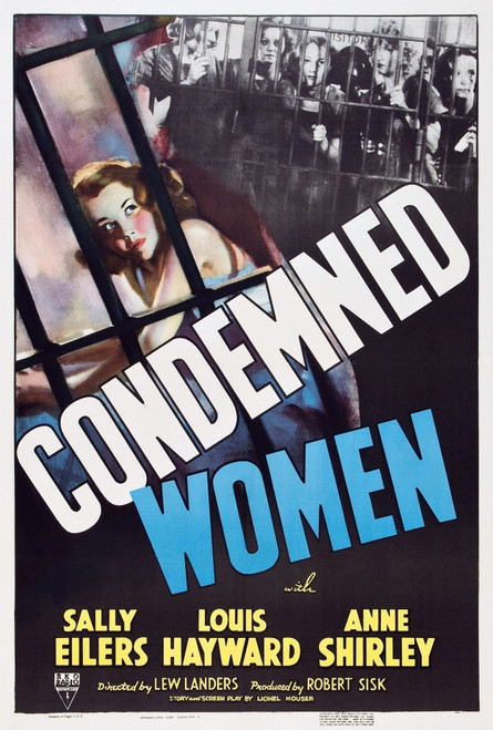 Condemned Women Us Poster Art Sally Eilers; Top Three At Right: Sally Eilers Lee Patrick Florence Lake 1938 Movie Poster Masterprint - Item # VAREVCMCDCOWOEC016H