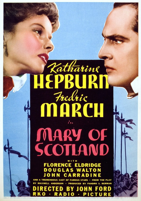 Mary Of Scotland Katharine Hepburn Fredric March 1936 Movie Poster Masterprint - Item # VAREVCMCDMAOFEC333H