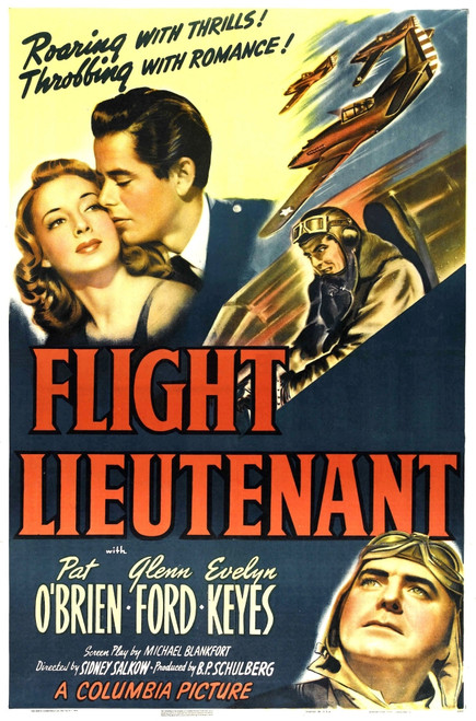 Flight Lieutenant Us Poster Top From Left: Evelyn Keyes Glenn Ford Bottom Right: Pat O'Brien 1942 Movie Poster Masterprint - Item # VAREVCMCDFLLIEC002H
