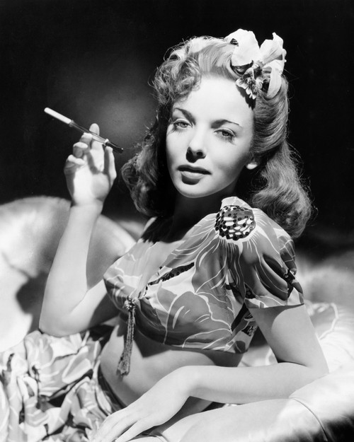 Ida Lupino Portrait Of Her Smoking Photo Print - Item # VAREVCPBDIDLUEC039H