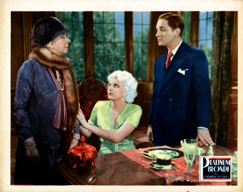 Platinum Blonde From Left Louise Closser Hale Jean Harlow Robert Williams 1931 Movie Poster Masterprint - Item # VAREVCMCDPLBLEC024H