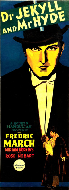 Dr. Jekyll And Mr. Hyde Top: Fredric March And Bottom From Left: Miriam Hopkins Fredric March On Insert Poster 1931. Movie Poster Masterprint - Item # VAREVCMCDDRJEEC008H