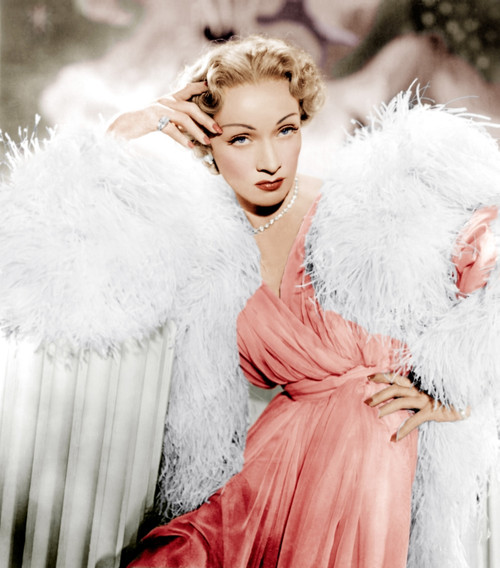 Stage Fright Marlene Dietrich Wearing A Christian Dior Design 1950 Photo Print - Item # VAREVCM8DSTFREC001H
