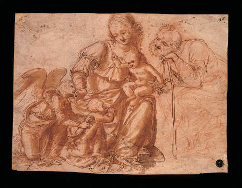 Holy Family With Young St John And An Angel Poster Print - Item # VAREVCMOND026VJ794H