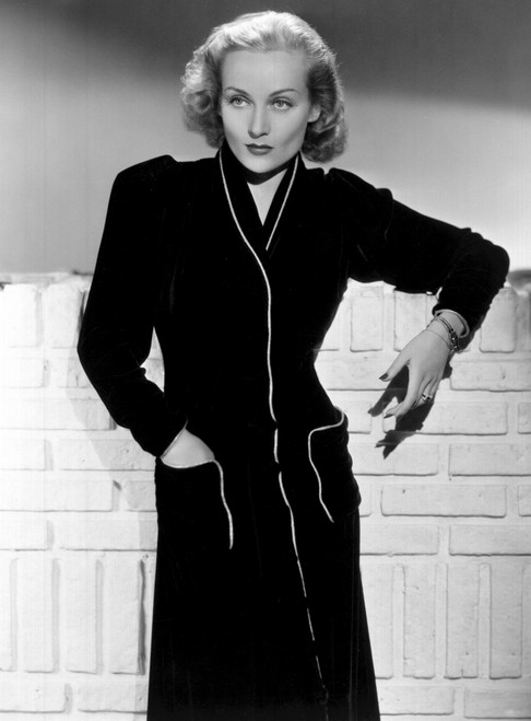 Carole Lombard Wearing A Black Dress 1930'S. Photo Print - Item # VAREVCPBDCALOEC084H