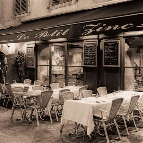 Le Petit Zinc Poster Print by Alan Blaustein