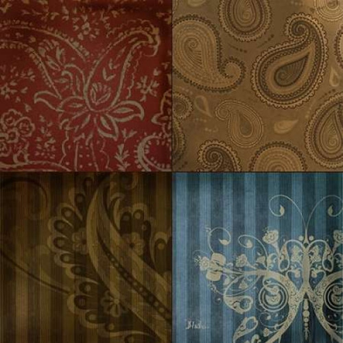 Paisley Squares II Poster Print by Patricia Pinto - Item # VARPDX6899