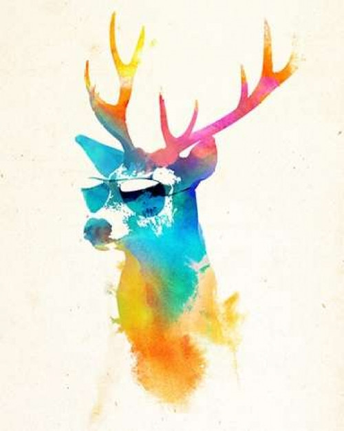 Sunny Stag Poster Print by Robert Farkas - Item # VARPDXF378D