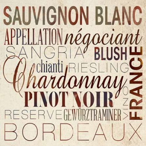 Wine Words II Poster Print by Sd Graphics Studio - Item # VARPDX9336NN
