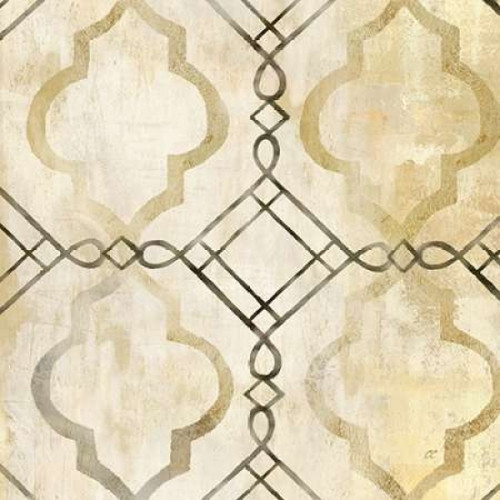 Abstract Waves Black-Gold Tiles I Poster Print by Cynthia Coulter - Item # VARPDXRB8102CC