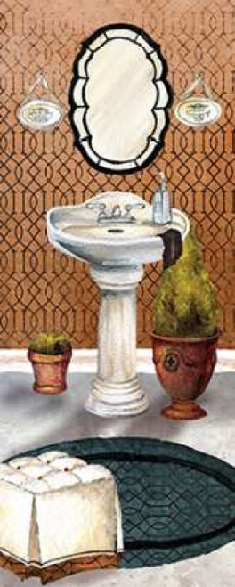 Bath in Teal II Poster Print by Elizabeth Medley - Item # VARPDX9258Q