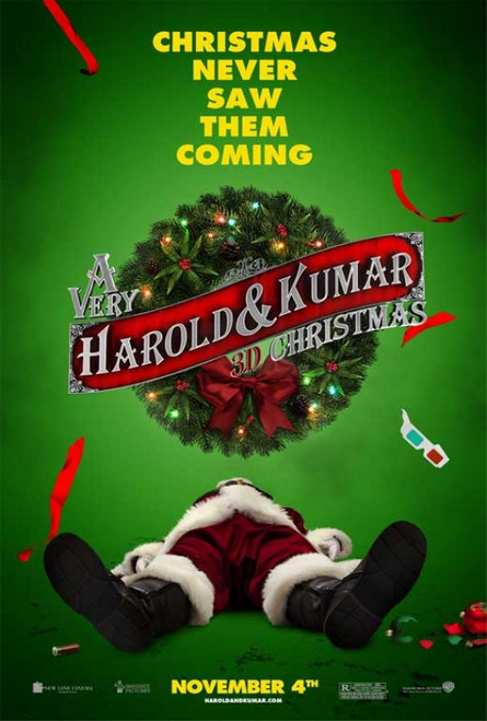 A Very Harold & Kumar Christmas Movie Poster Print (27 x 40) - Item # MOVCB08824